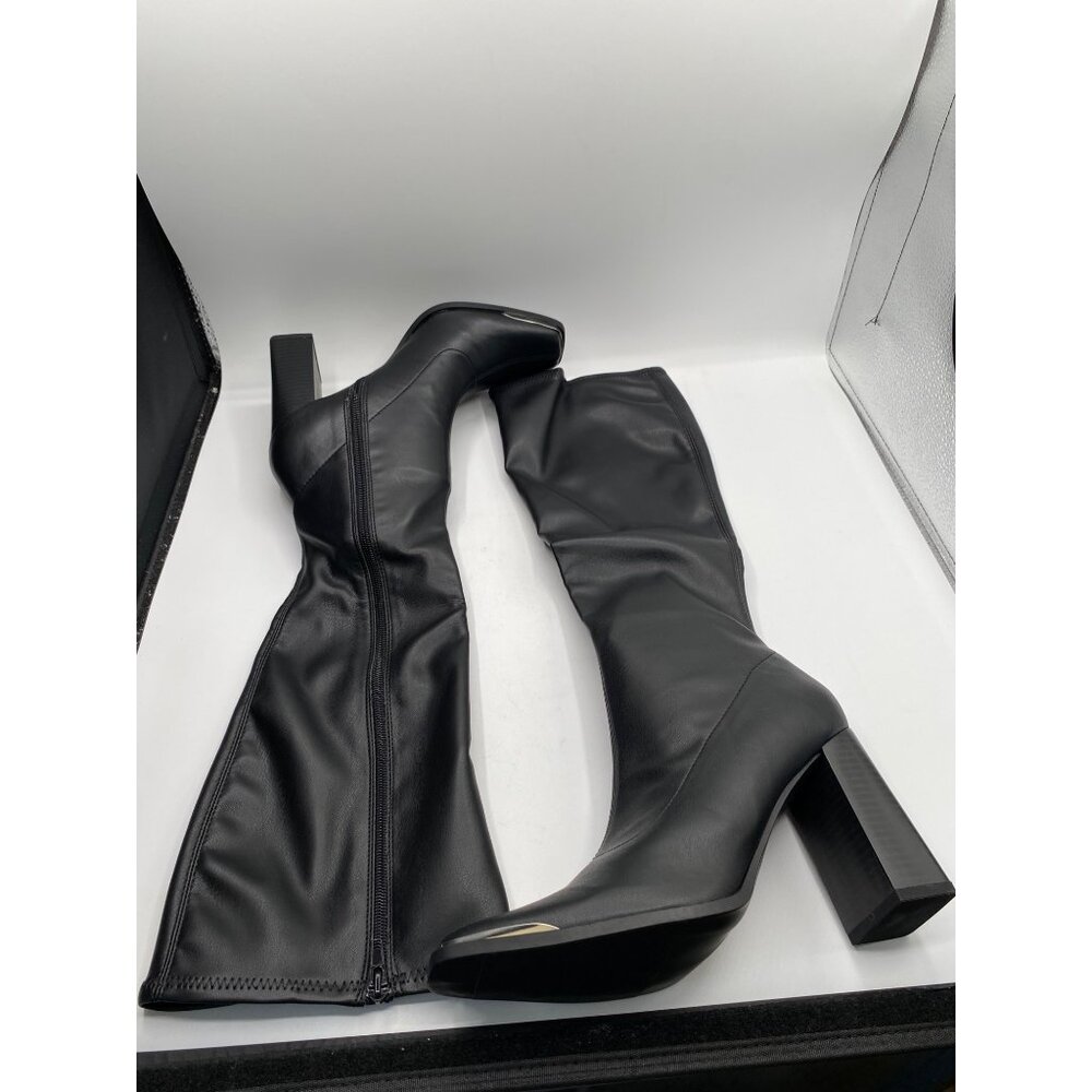 Bar III Women's Black Haydin Square Toe Zipper Dress Booties Size 8.5M NIB